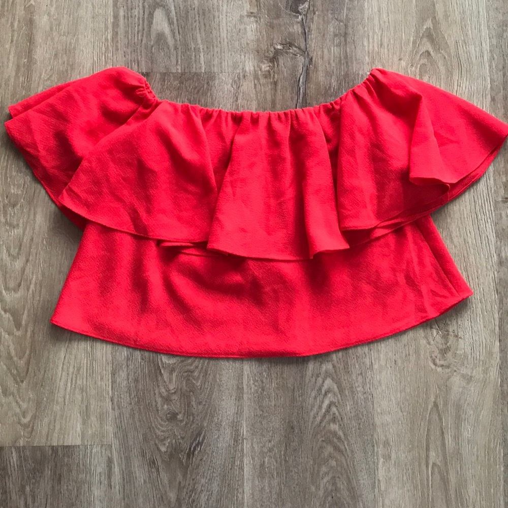 Rachel Roy Off Shoulder Crop Top